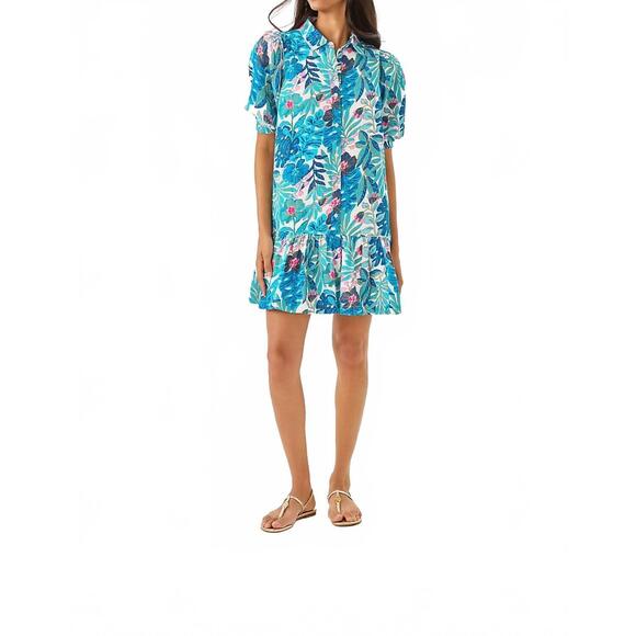 NEW LILLY PULITZER brett dress in best fronds forever - Picture 4 of 5